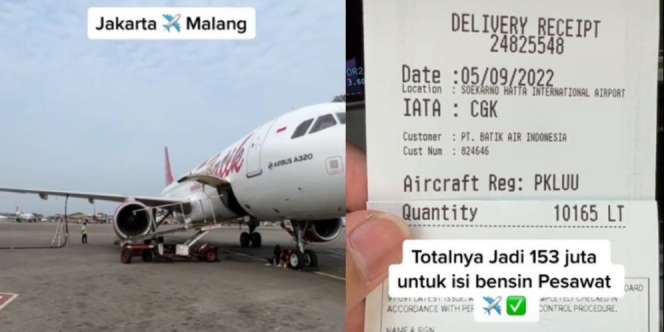 Pilot Bongkar Alasan Tiket Pesawat Mahal, Ternyata Isi 'Bensin' Jarak Pendek Saja Habis Segini, Harga Per Liternya Bikin Kaget