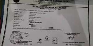 Viral Bayi Diberi Nama Perdi Sambo, Alasannya Bikin Geleng Kepala