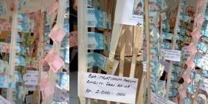 Viral Uang Kondangan Langsung Dipajang di Depan Pintu Masuk