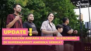 Ups! Sultan Andara Keciduk Ngeborong di Supermarket Amerika Serikat