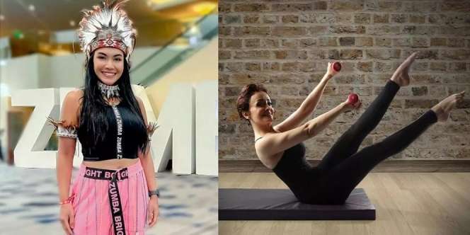 10 Gaya Artis Jadi Instruktur Senam, Anjasmara `Hot` Banget, Bikin Ibu-Ibu Heboh!