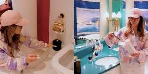 12 Potret Mewahnya Hotel Jessica Jane Liburan di Dubai, Rp40 Juta Semalam, Dimana-mana Emas!