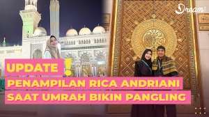 Penampilan Rica Andriani Saat Umrah Bikin Pangling