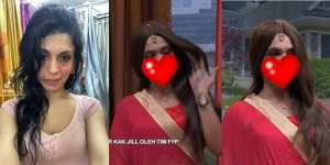 10 Potret Kak Jill Di-make Over Bak Artis India, Aslinya Cantik Banget, Raffi Ahmad Tercengang!