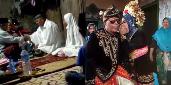 Viral Pernikahan Kakek 52 Tahun dengan Gadis Remaja 16 Tahun di Lombok, Meski Selisih 36 Tahun Pengantin Wanita Tampak Bahagia