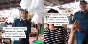 Miris, Guru Honorer 30 Tahun Mengabdi Tanpa Pensiun, Kini Ngamen di Pasar