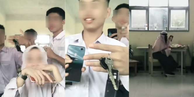 Sibuk Bikin Konten Pamer Harta, Cewek Duduk di Belakangnya Bikin Salfok: `Panen Pahala`