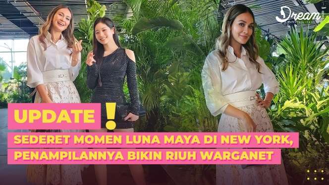 Sederet Momen Luna Maya di New York, Penampilannya Bikin Riuh Warganet
