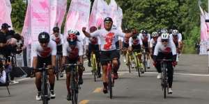 Kompetisi Balap Sepeda Internasional Tour of Kemala 2022 Sukses Digelar