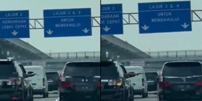 Viral Aksi Koboi Mobil Dinas Todong Pistol ke Pengendara di Tol Jagorawi