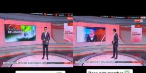 Siaran Berita Bareng, Presenter Pria Kelepasan Sapa Sayang kepada Rekannya