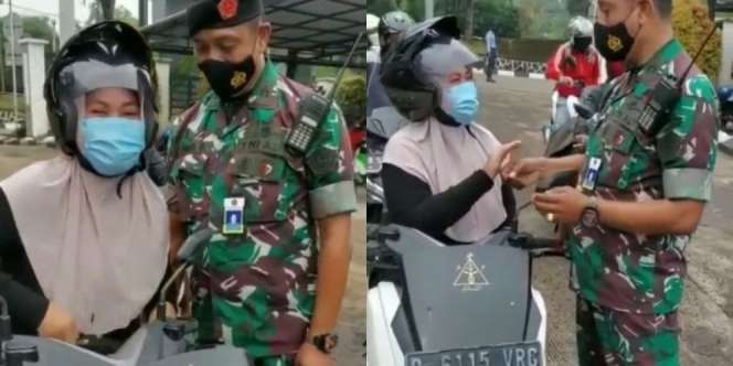 Ancam Tilang Istri yang Masuk Markas TNI Jika Surat Tak Lengkap, Perwira Ini Malah Gemetar Setelah 'Diancam' Balik
