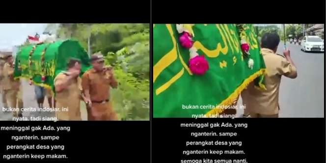 Viral Video Jenazah Digotong Perangkat Desa, Tak Ada Tetangga yang Mau Melayat dan Menguburnya