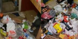 Penampakan Kamar Kos Penuh Sampah dan Sisa Makanan, Cerita di Baliknya Bikin Nyesek