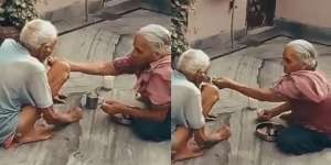 Bak Pengantin Baru, Kakek Nenek Ini Tak Ragu Umbar Kemesraan