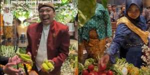 Pernikahan Rasa Pasar Rakyat, Tamu Boleh Ambil Sayuran yang Diinginkan