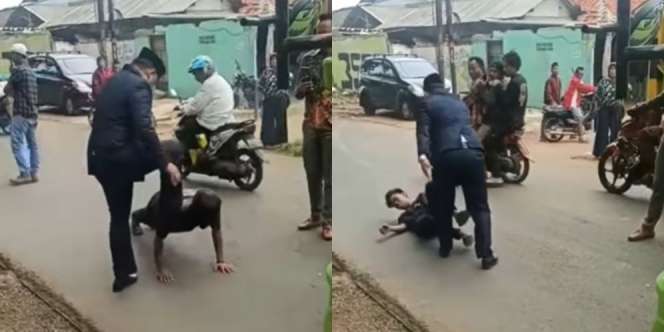 Viral Video Wakil Ketua DPRD Depok Injak Kepala dan Suruh Sopir Truk Push Up serta Guling-Guling di Jalan