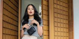 Wajah Polos Maudy Ayunda Bikin Salfok