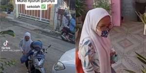 Viral Murid Jemput Guru Pergi ke Sekolah, Warganet: Nilai Auto 'A' Semua