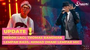 Heboh Lagi, Thomas Ramdhan Lempar Bass, Ahmad Dhani Lempar Mic