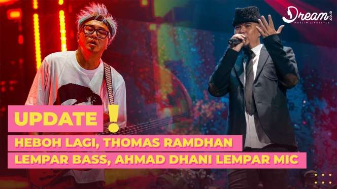 Heboh Lagi, Thomas Ramdhan Lempar Bass, Ahmad Dhani Lempar Mic