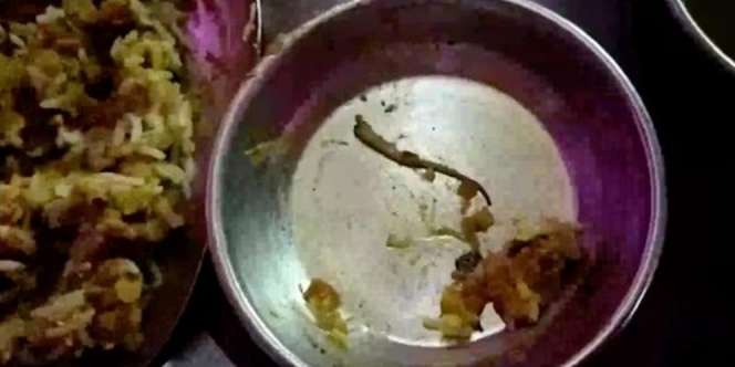 Nasi Kari di Piring Hampir Habis, Pria Ini Malah Temukan Ekor Kadal, Diduga Sudah Tertelan Sebagian