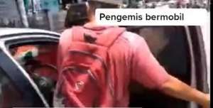 Viral Aksi Pengemis Bermobil Ngamuk Saat Terciduk
