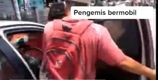 Viral Aksi Pengemis Bermobil Ngamuk Saat Terciduk