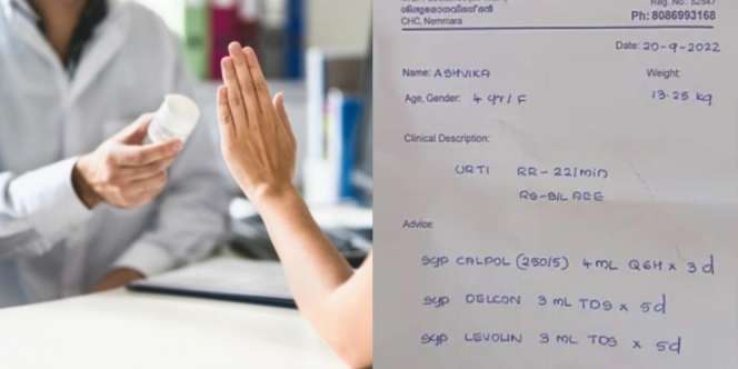 Viral Tulisan Resep Dokter Ini Terlalu Rapi dan Mudah Dibaca, Mana Pakai Huruf Balok Lagi