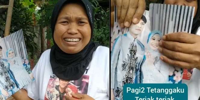 Viral Emak-emak Nangis Histeris Tahu Lesti Kejora Jadi Korban KDRT, sampai Robek Foto Rizky Billar