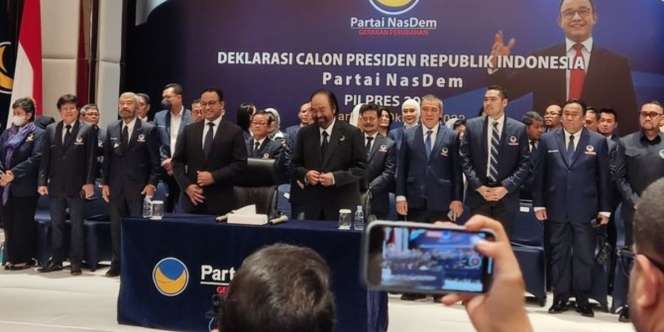 Anies Baswedan Resmi Jadi Capres Nasdem: Kami Terima, Kami Siap
