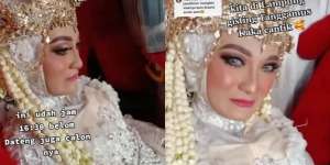 Pengantin Wanita Tunggu Calon Suami Telat Akad Nikah 9 Jam, Endingnya Bikin Terharu