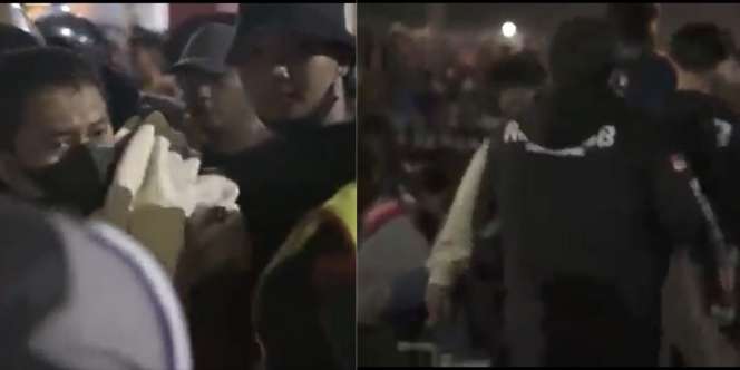 Detik-Detik Haru Ayah Selamatkan Anaknya Saat Tragedi Kanjuruhan