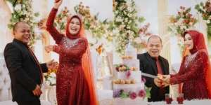 Viral, Pernikahan Pasangan Beda Usia Jauh di Sumatera Utara, Awalnya Dikira Bapak dan Anak Perempuannya