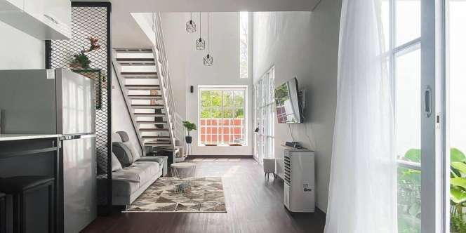 Rumah Mungil di Semarang dengan Mezzanine, Mungil nan Estetik