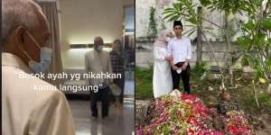 Kisah Haru Pengantin Ijab Kabul di Samping Jenazah Ayahnya
