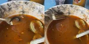Bikin Mual! Makan Mi Habis Semangkuk, Baru Tahu Ada Pacet Tenggelam di Kuahnya