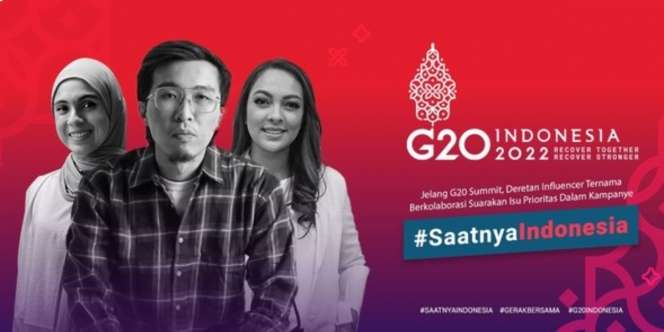 Deretan Influencer yang Digandeng Pemerintah Jelang Pertemuan KTT G20 Summit