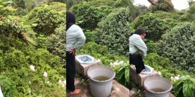 Viral Kloset Menyatu dengan Alam di Atas Bukit Bawahnya Jurang, Salah Posisi Waktu Jongkok Auto Pindah Alam