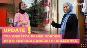 Tya Ariestya Pamer Gorden Berteknologi Canggih di Rumahnya