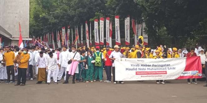 Momen Maulid Nabi Muhammad SAW di Masjid Istiqlal, Gelar Kirab Akbar 5000 Peserta