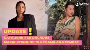 Gaya Jennifer Bachdim Makin Stunning di Kehamilan Keempat