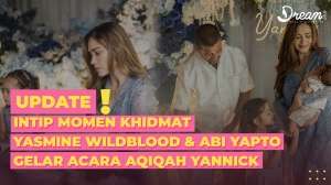 Intip Momen Khidmat Yasmine Wildblood dan Abi Yapto Gelar Acara Aqiqah Yannick