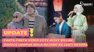 Fakta-fakta Video CCTV Rizky Billar Lempar Bola Biliar ke Lesti Kejora