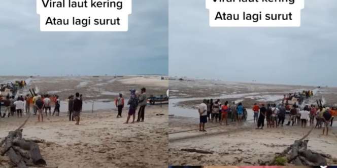 Viral Video Air Laut Pantai Sampur Bangka Mendadak Surut Mirip Tanda Tsunami, Ini Penjelasan BMKG