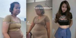 8 Transformasi Wanita Gemuk, Dulu Dihina Mantan Mirip Karung Beras, Kini Auto Nyesal!
