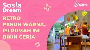 Retro Penuh Warna, Isi Rumah Ini Bikin Ceria