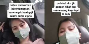 Wanita Ini Pilih Kabur Bareng Mantan Pacar Usai Ngeluh Suami Bergaji UMR, Netizen: `Demi Konten Rela Umbar Aib`