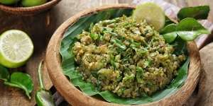 Sambal Ijo Daun Jeruk, Aromanya Menggugah Selera