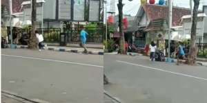 Viral Bocil Putus Cinta di Pinggir Jalan, Aksi Kejar-kejaran bak Film Bollywood